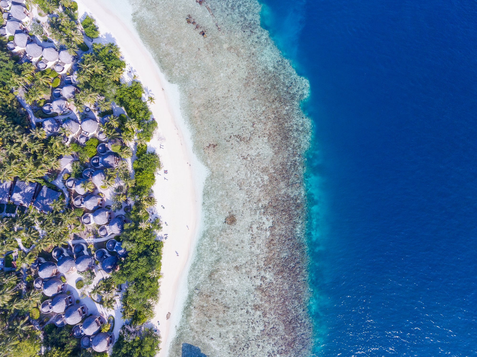 Aerial View of Jacuzzi Beach Villas 